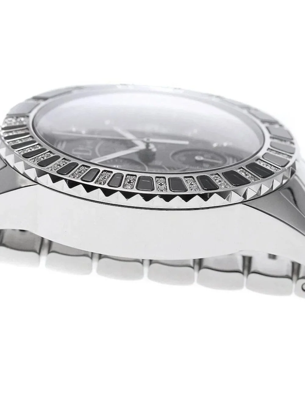 Dior crystal CD11431E diamond bezel chronograph black Dial Quartz Men's_949710